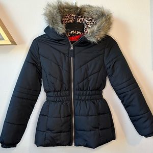 WEATHERTAMER Big Girls Puffer Jacket  size M (10-12)